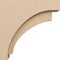 Ekena Millwork 5"W x 20"D x 20"H Thin Rivera Rough Cedar Woodgrain TimberThane Corbel, Primed Tan CORUR05X20X20RIVRCPR - alternate 6